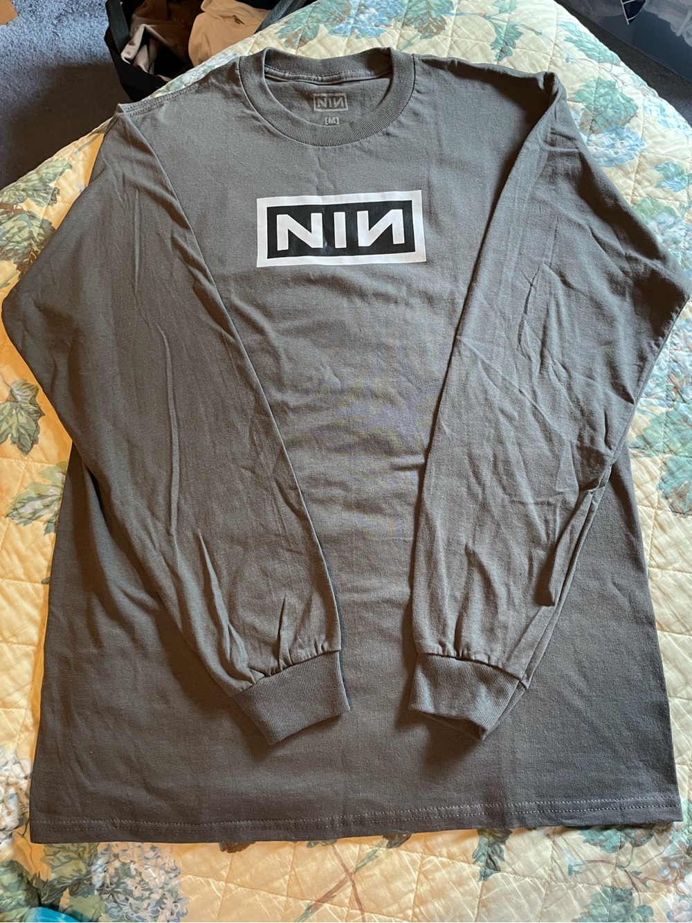 Nine Inch Nails NIN Long Sleeve Crew Tee